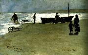 Peter Severin Kroyer fran skagens strand oil